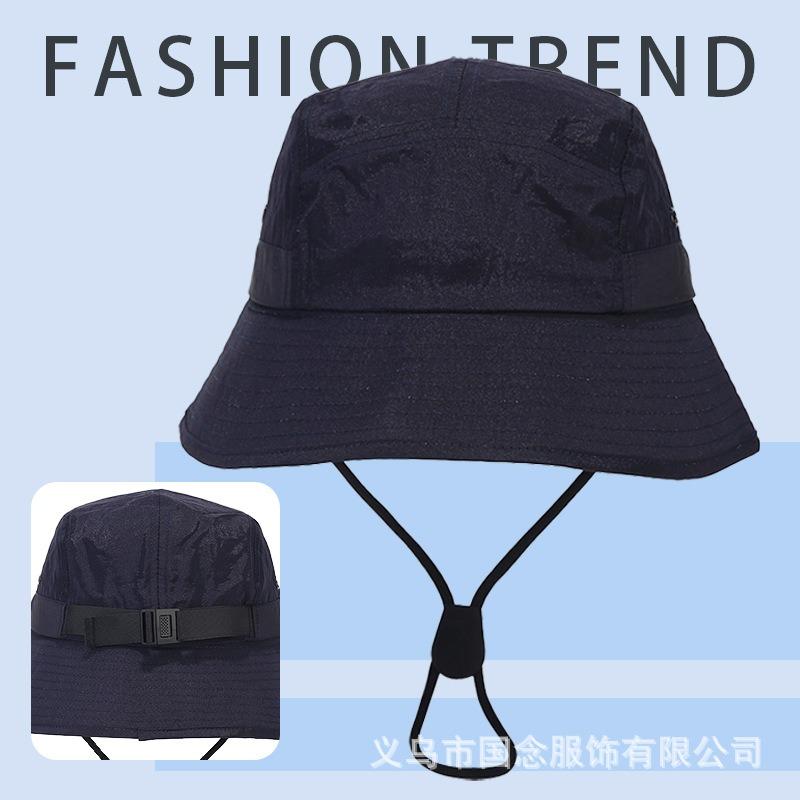 Summer Outdoor Bucket Hat Function Street Tooling Basin Hat Outdoor Sunscreen Waterproof Quick Drying Bucket Hat