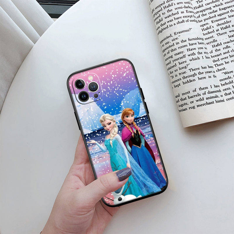 Husa telefon ED39 Olaf Elsa Anna pentru iPhone 6 6s 7 8 11 12 13 14 15 XS Pro Max XR X SE Samsung S20 S21 S22 S23 S24 FE Ultra Plus Lite S21S A55