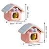 Lovely Soft Hanging Bird Nest Windproof Removable Parrot Warm Nest Comfortable Cold-Proof Bird Hanging Hammock Canary