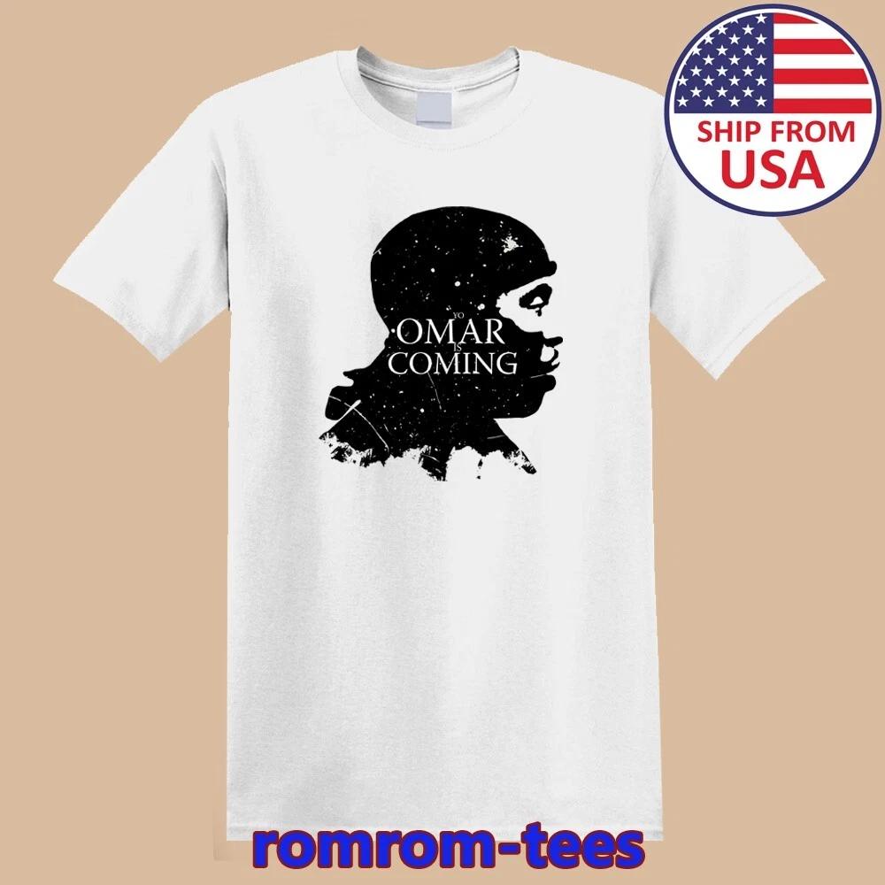 Omar Little Is Comin The Wire White Size S-5XL 4XL