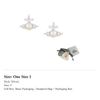 Vivienne Westwood Brass Earrings Women's Silver 8050889777670