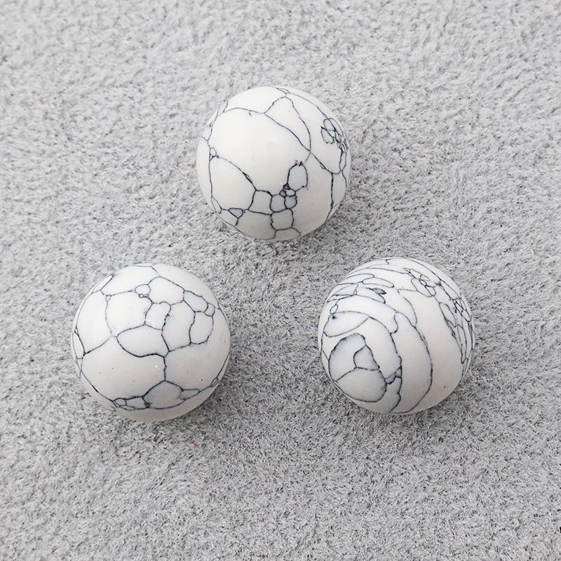 16mm Natural Crystal Agate Round Beads, Holeless, Optional Holes for DIY Ornaments