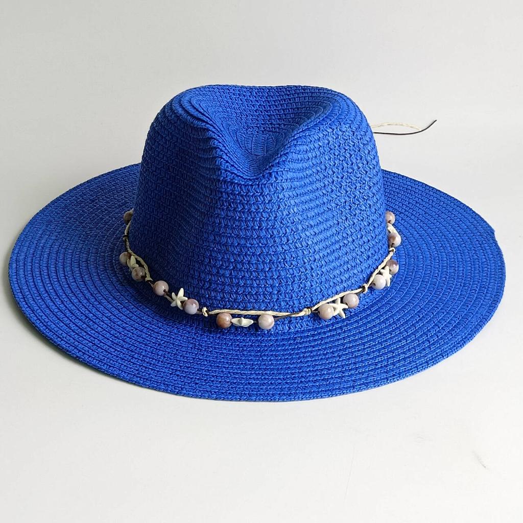 Summer Straw Hat Bohemian Shell Accessories Men and Women Straw Hat Sun Hat Candy Straw Hat Summer Hat  Chapeau
