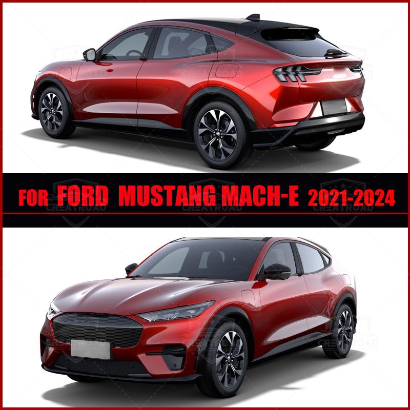 Car Floor Mats For Ford Mustang Mach-E    2024  Foot Pads Automobile Carpet Cover Interior Accessories