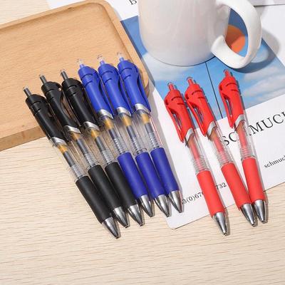 K35 Click Gel Pen - 0.5mm Bullet Tip, Ideal for Student Exams & Signing, Waterproof