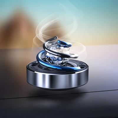 מטהר אוויר לרכב Creative Solar Rotation מפזר בושם קטן מתמשך ניחוח מטהר אוויר אביזרי פנים לרכב