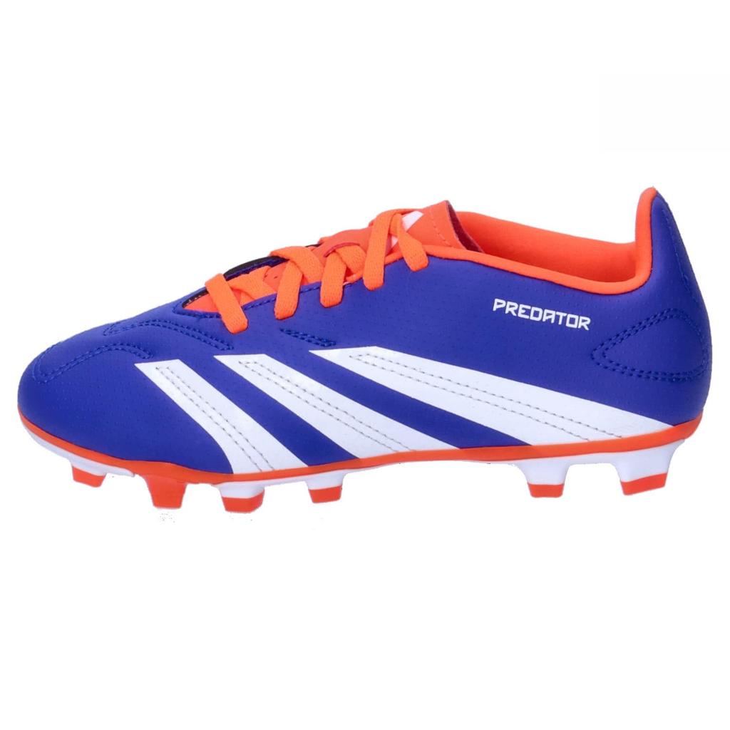 Soccer Cleats Junior Kids Predator Club FxG Boys Girls NKE64 Lucid Red Cm [Adidas] 17-24.5cm Blue/Footwear White/Solar (IF6424) 23.0