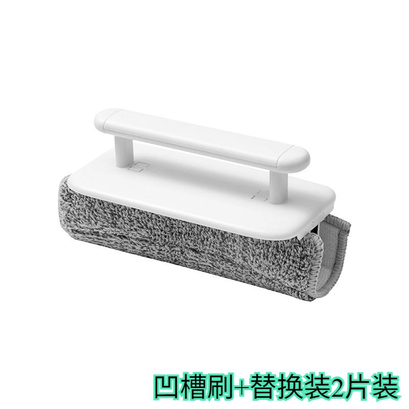 

Detachable Window Gap Cleaner Tool - Multi-Function Crevice Brush & Scraper for Sills, Tracks, Casement Cleaning серый