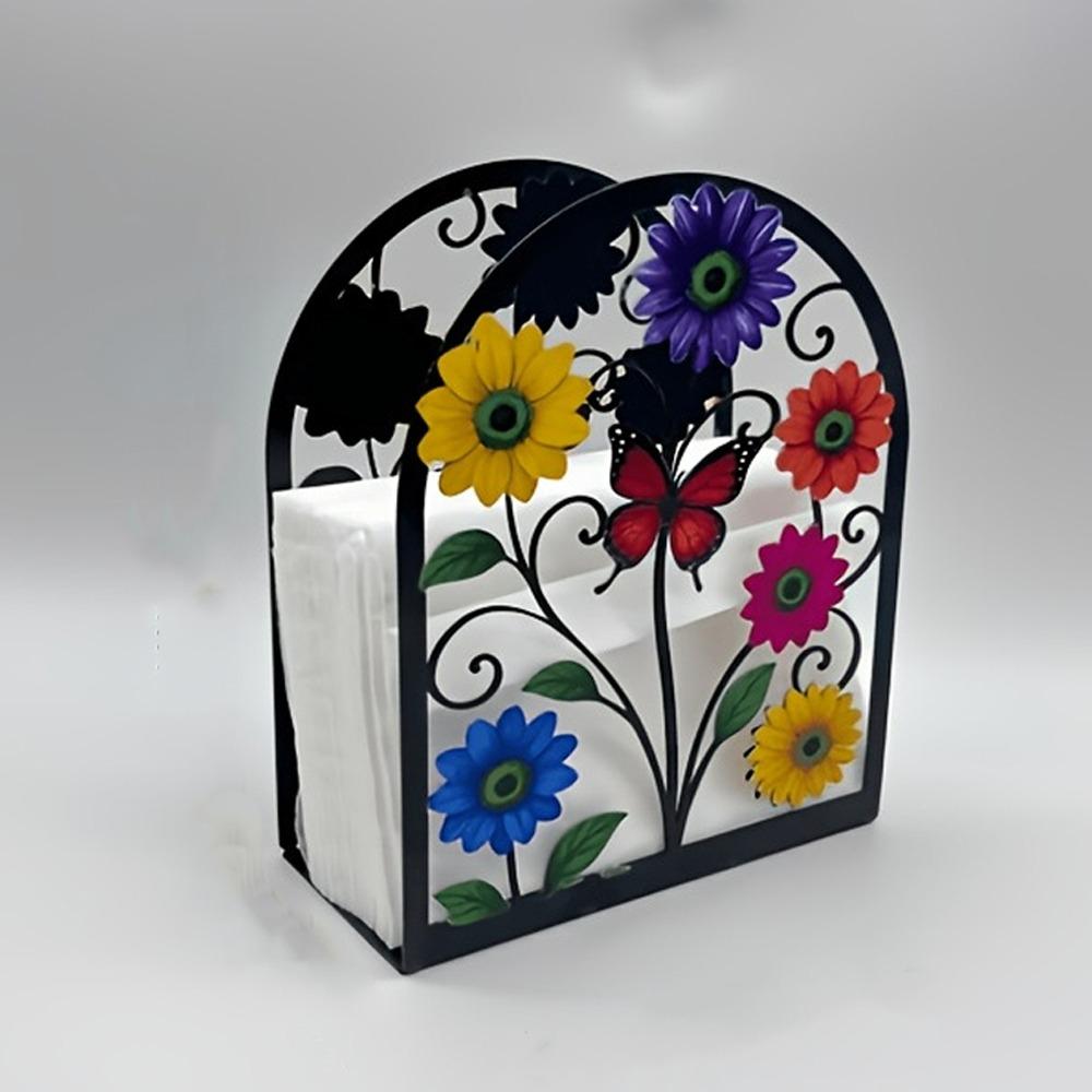 Rustproof Acrylic Napkin Holder Sturdy Desktop Tissue Stand Creative Tissue Dispenser Countertops Style C