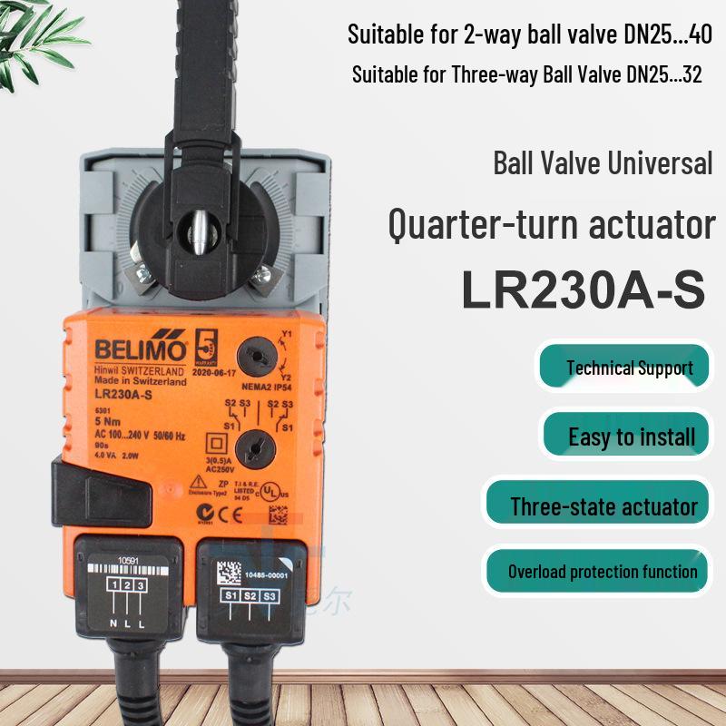 Actuator electric cu bilă On/Off Belimo LR230A-S LRU230-S 5Nm