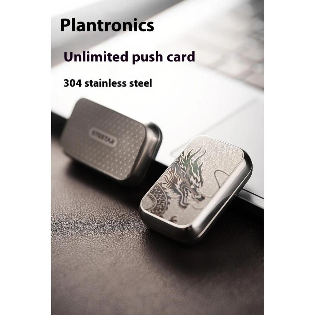EDC Slider Meccanico Carta Push Magnetica Allevia Stress Giocattolo Antistress Metallo Mini Fidget Giocattoli per Adulti