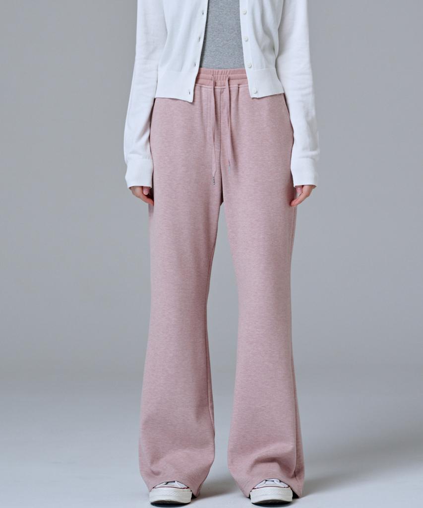 Marop 2303 Knit Corduroy Flare Pants (Pink)