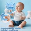 Cartoon Animals Plush Infant Hand Ring Crinkle Soft Stuffed Animal Rattle Baby Rattle Toys  Toddler