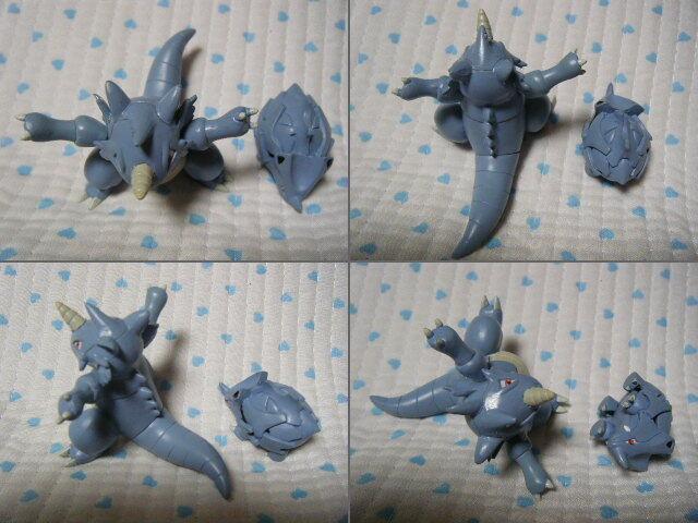 TAKARA TOMY 3D Encyclopedia 8 Figures Production Pokémon Pokémon Vol. (2 Figures) [Rhyhorn & Rhydon] @Early
