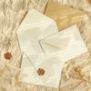 20Pcs Steric Package Seal Decals Textured Wrapping Sealing Stickers  Invitation Letter