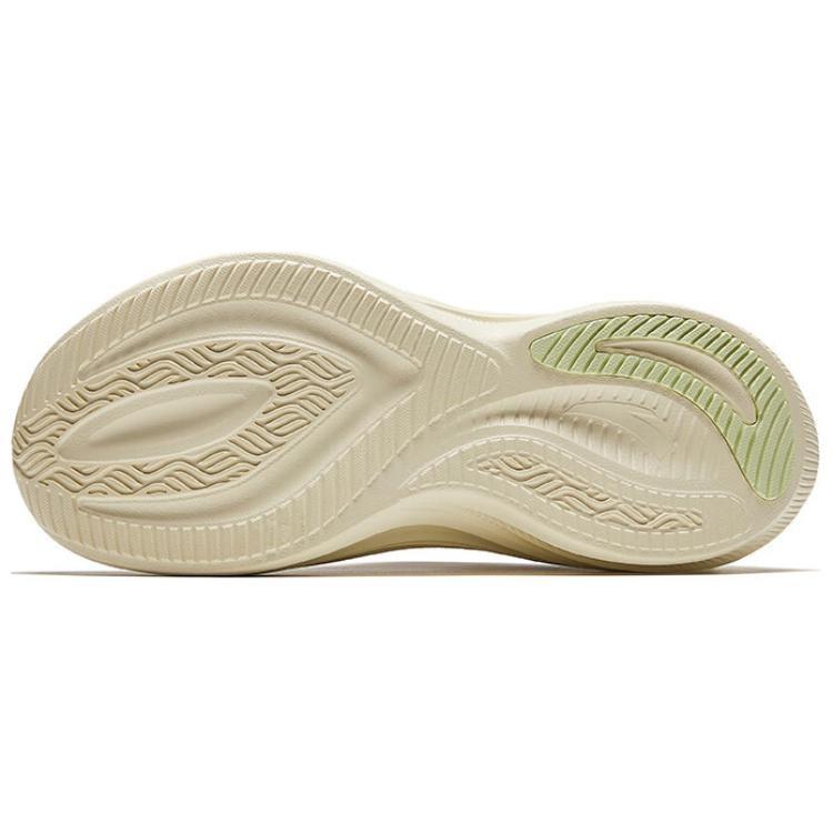 Anta Slip Resistant Abrasion Resistant Low top Running Shoes Women's Beige Yellow 122445535-3