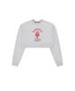 REMOVERSTUDIO Women'S Moscular Balloon Sweatshirt [Gray]