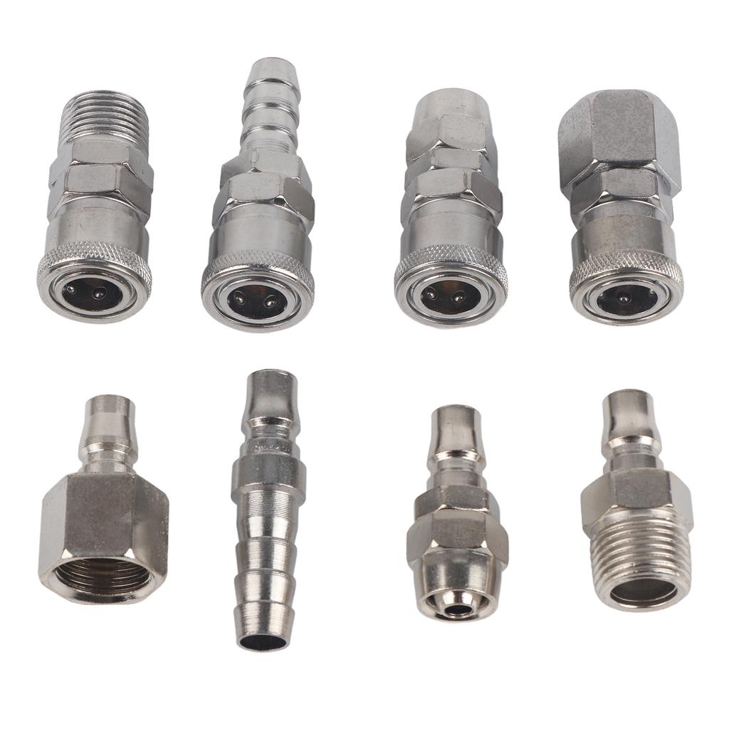 8 bucăți BSP 12 "furtun pneumatic compresor de aer cuplare rapidă set conector priză