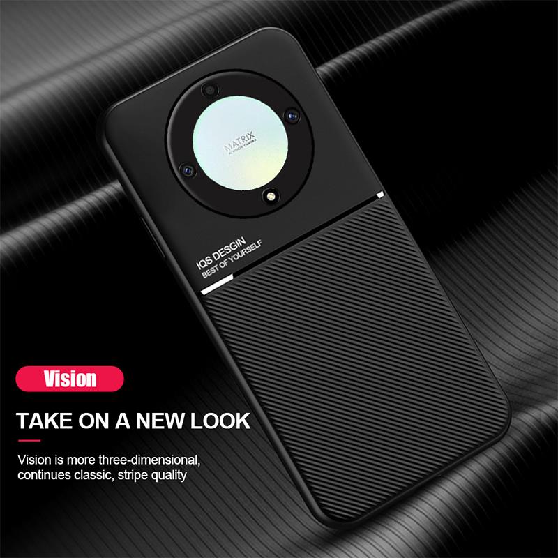 Magnetic Phone Case For Honor X9a 5G Matte Soft Silicone Frame Cover For Honor X9a x 9 a HonorX9a Shockproof Shell Coque 6.67in
