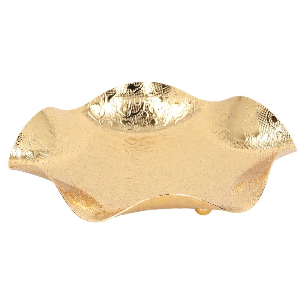 Smooth Surfaces Metal Fruit Bowl Zinc Alloy Decorative Tray Fruit Bowls Fruit Basket For Kitchen