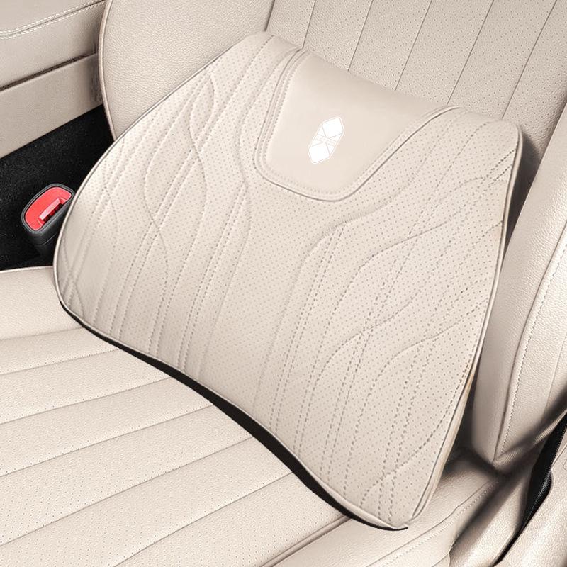 Zhijie S7/R7 & Xiangjie S9 Headrests, Lumbar Supports, Seat Cushions: All-Season, Comfortable, Breathable Leather Interior.