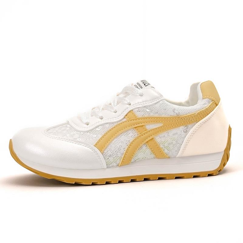

JCF225 women s 2025 new summer mesh sequined breathable sports casual shoes soft-soled sports Forrest Gump shoes 35