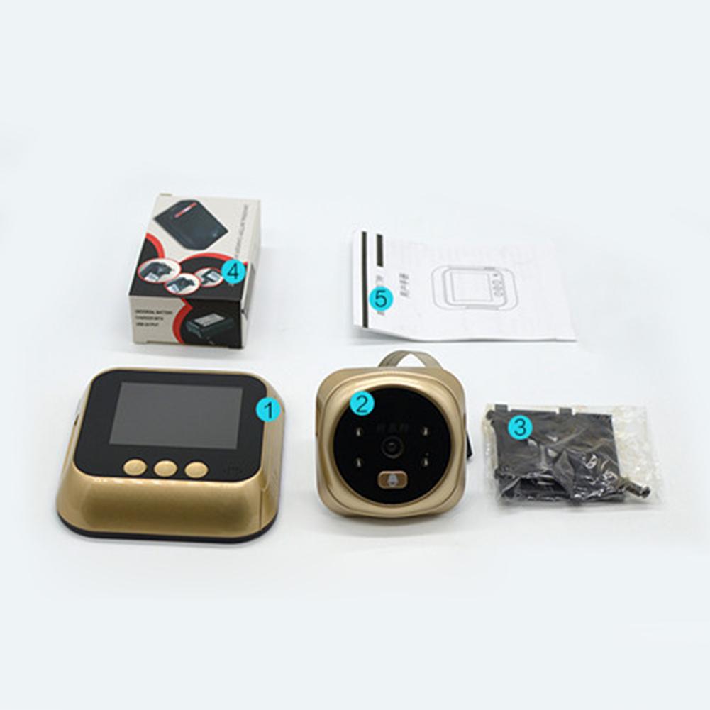 Digital Doorbell Night Vision Door Video Eye Camera Viewer LCD Color Screen Electronic Camera Door BellAA
