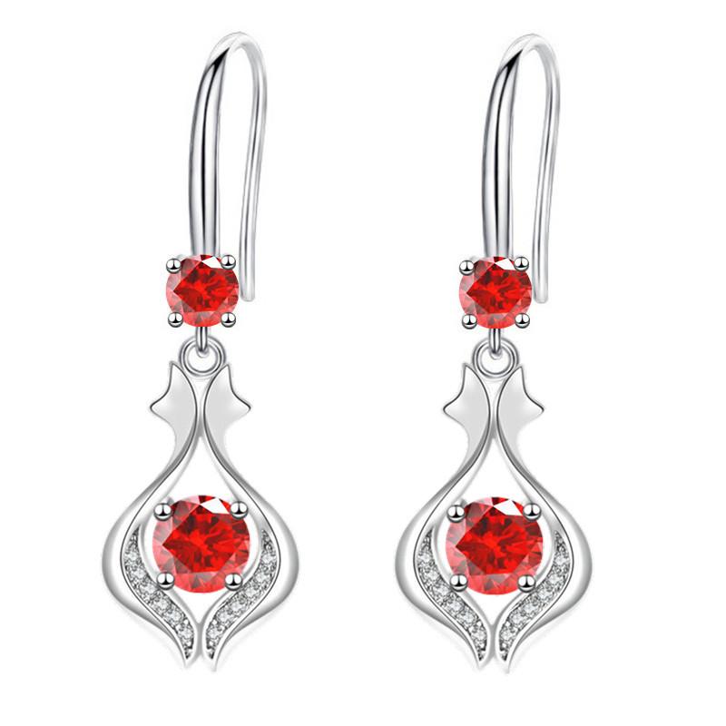 Fish Earrings Female High Grade Feeling with Fan Shaped Earrings Long High Grade Sense of Temperament Ear Hook