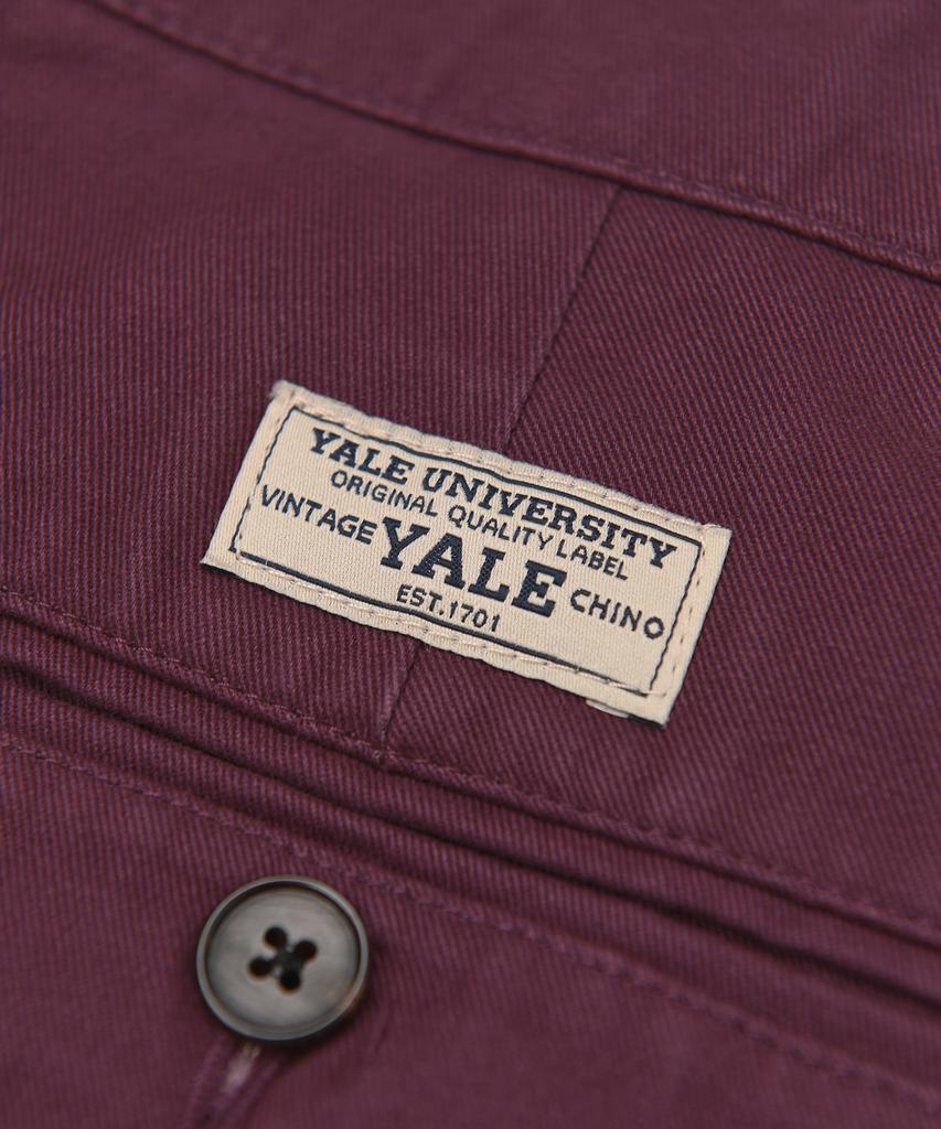 YALE Premium Vintage Two-Tuck Wide Chino Pants_Purple