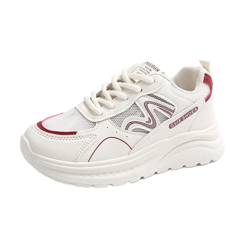 Thick-soled lightweight dad shoes 2025 new summer mesh fashion casual sports shoes are not tired of versatile running shoes