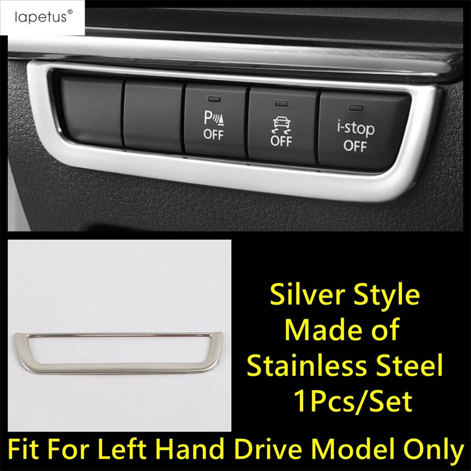 Headlight Lamp Adjust Button Sequ Stickers Cover Trim Stainless Steel Accessories For Mazda 3 2025