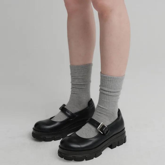 Mia Classic Ribbed Socks / MIA CLASSIC RIBBED SOCKS_3colors