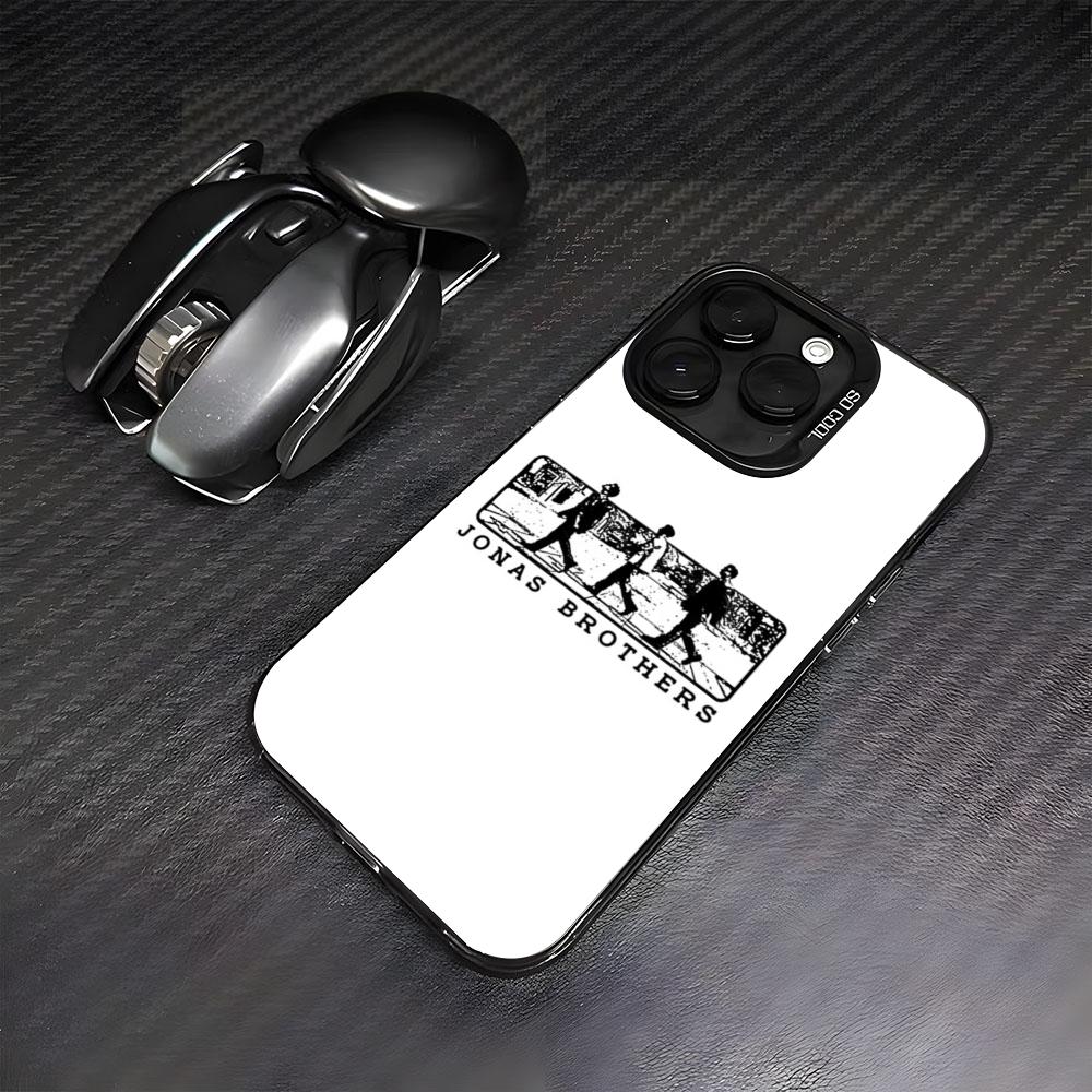 Singer J-Jonas Brothers Band Phone Case For IPhone17 Air 16 15 14 Plus 13 12 11 Pro 7 8 XS Max XR Silver Black Bumper Case