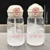 500ml Hello Kitty Brčko Kelímek Roztomilý Přenosný Plastový Kelímek Jednoduchý Studentský Dvojitý Kelímek na Pití Sportovní Nepropustný Kelímek na Vodu Dárek pro Dívky