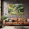 Canvas Print, A Garden In Montmartre