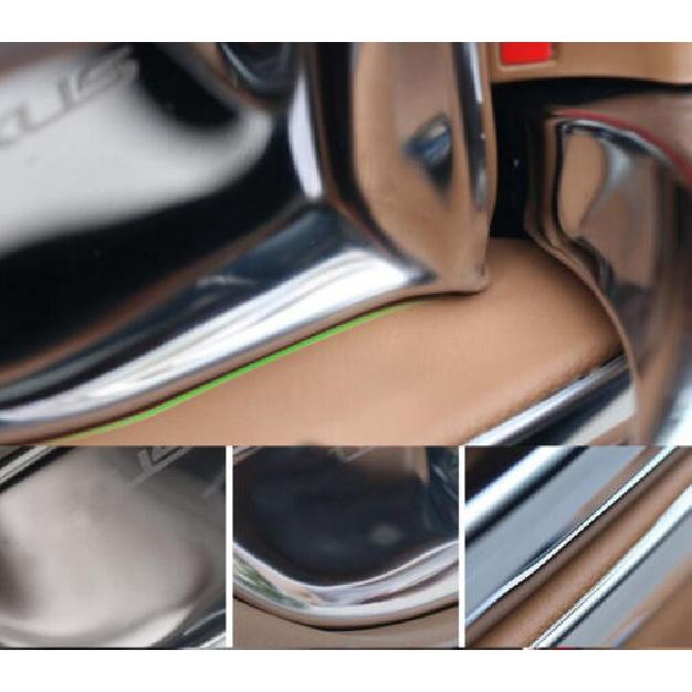 Stainless Steel Interior Door Handle Bowl Cover Tim 4X For Lexus RX ES IS NX