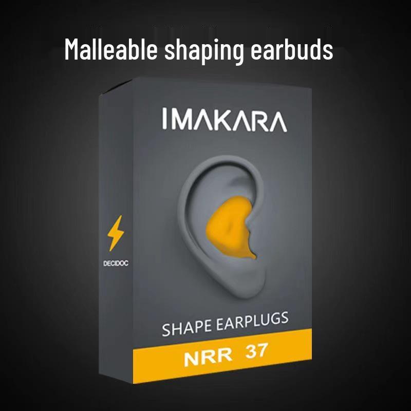 Noise-Blocking Earplugs for Sleeping and Studying - Heat-Molded, Anti-Snoring Solution