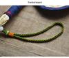 Hand-Woven 3DWF Large Brown Palm Leaf Fan: Portable Summer Cooling & Mosquito Repellent