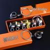 Creative Turbocharger Keychain: Metal Turbo Keychain Pendant for Car Enthusiasts