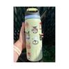 (24 Unzen) Owala 24/32oz FreeSip Wasserflasche Katzen Collage Katzenwala