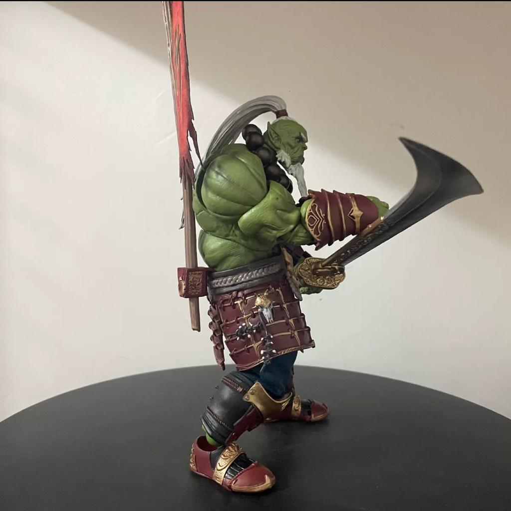 21cm World Of Warcraft Ork Figur Klingenmeister Figur World Of Warcraft Wächter der Horde Modell Sammlung Decora Spielzeug Geschenke