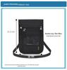 Multi-functional Anti-theft RFID Neck Lanyard: Portable ID & Passport Holder.