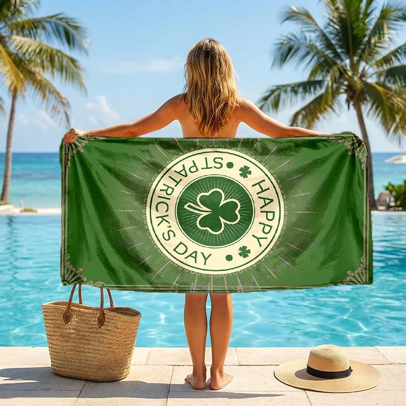Irish Fashion Beach Towel: Ideal for Summer Adventures Soft, absorbent and quick drying suitable for swimming and bathing