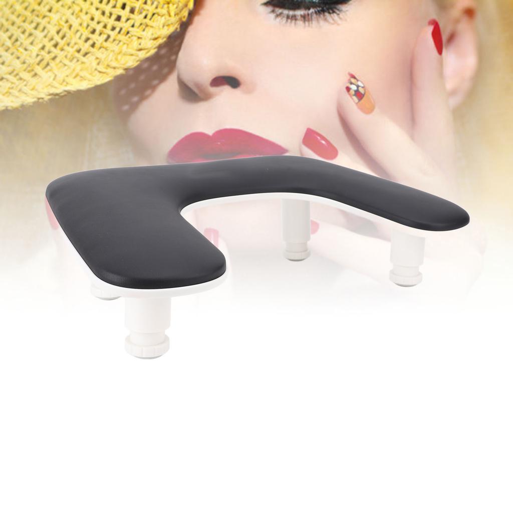 U Shaped Manicure Hand Rest Height Adjustatle Nail Arm Rest Stand Hand Rest Pillow for Nail Salon