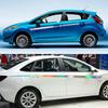 Car Waistline Vinyl Decal Side Door Stripes Graphics Racing Sticker Accessories For Ford Fiesta ST200 Hatchback Sedan ST RS