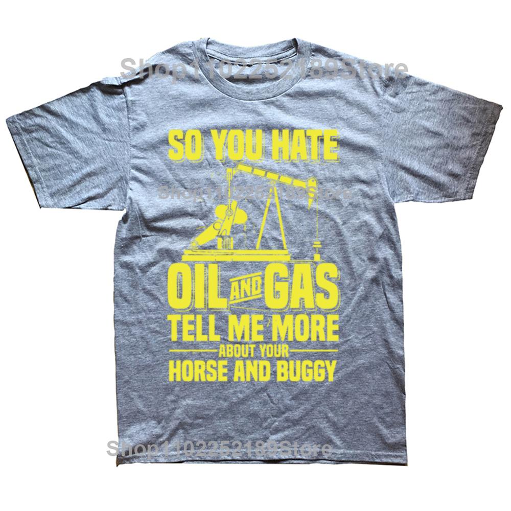 Cool Oilfield Art Roughneck Dělník na ropné plošině Vrtař Trička Pánská Dámská Móda Ležérní Tričko 100% Bavlna Volné Nadměrné Tričko