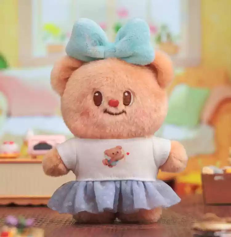 Butter Bear Versatile Wardrobe Series Action Figures Cute Doll Children Trendy Toy Keyring Birthday Gifts
