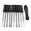 10 PCS Carburetor Adjustment Set Screwdriver Card Tool Splined   Double D Type