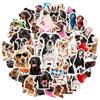 35pcs Stylish Humor Stickers Cartoon Fashion Animal Stickers Stationery Stickers For Suitcase Fridge Phone Luggage Laptop DIY