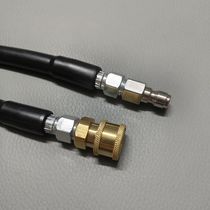 1 pièce Acier Inoxydable Nettoyage Haute Pression Aiguille Buse 1/4" Connexion Rapide Design Fin Pour Nettoyage en Profondeur Réservoirs de Lave-Auto AC
